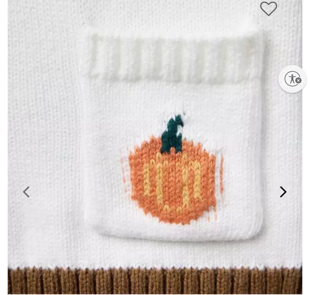 Janie and Jack NWT fall unisex sweater