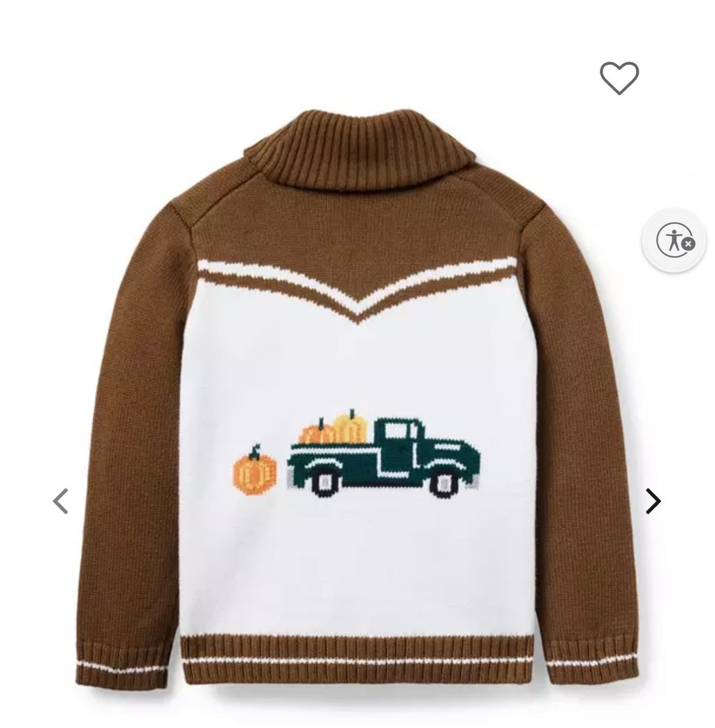 Janie and Jack NWT fall unisex sweater