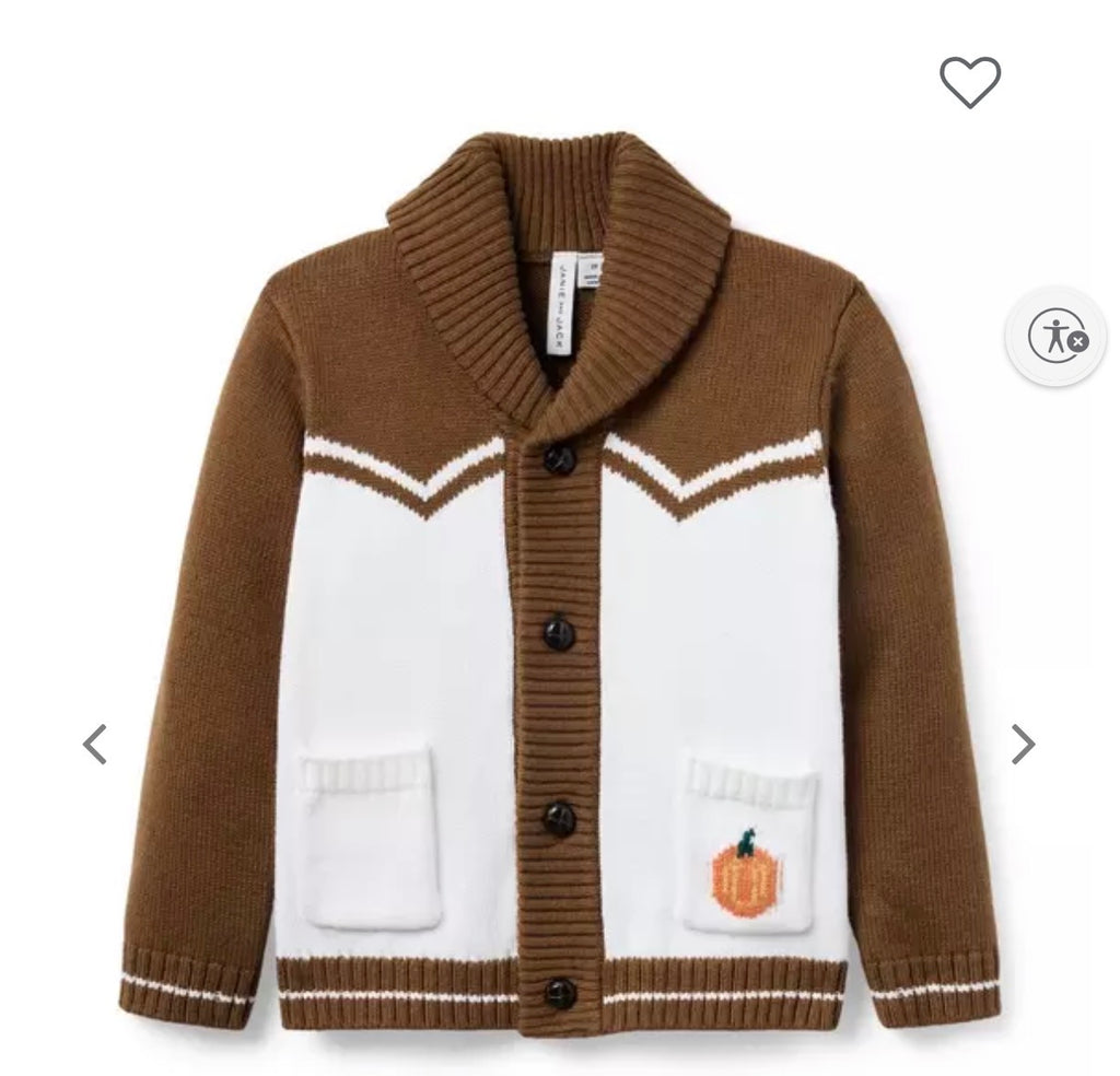Janie and Jack NWT fall unisex sweater