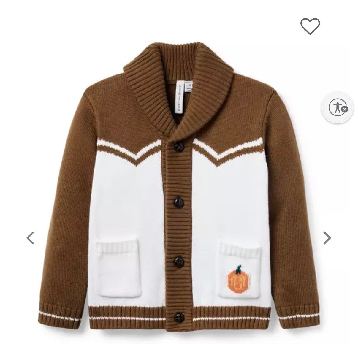 Janie and Jack NWT fall unisex sweater